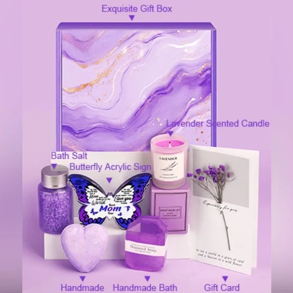 Lavender Spa Gift Set for Women - Picture 2 of 5